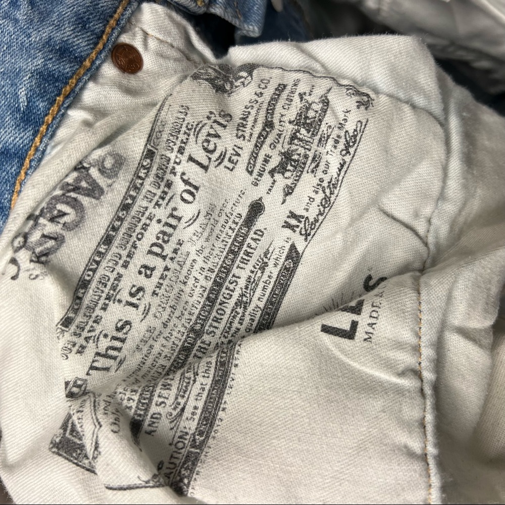 Levi’s made and crafted 501 skinny jeans women’s 32 high waisted - Picture 4 of 15